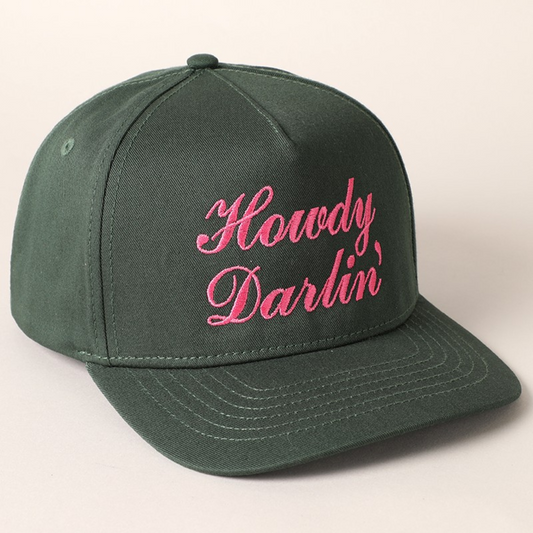 Howdy Darlin Embroidered Baseball Hat