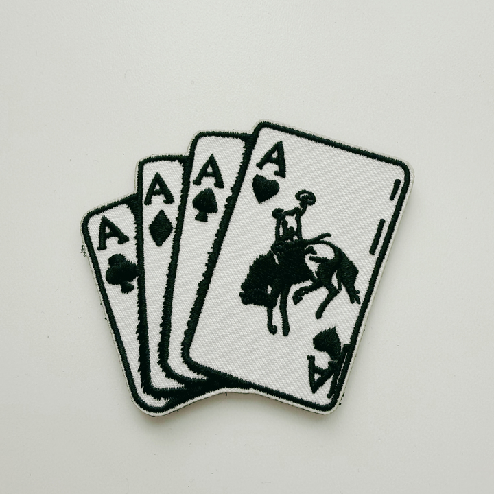 VELCRO - Bucking Aces -  Embroidered Patch