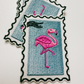 2.5" Flamingo - Embroidered Hat Patch