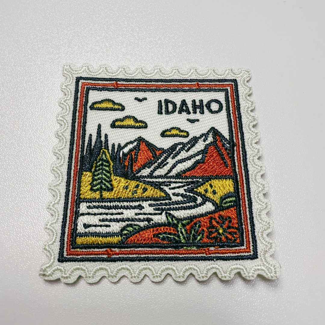 2" Idaho Stamp -  Embroidered Hat Patch
