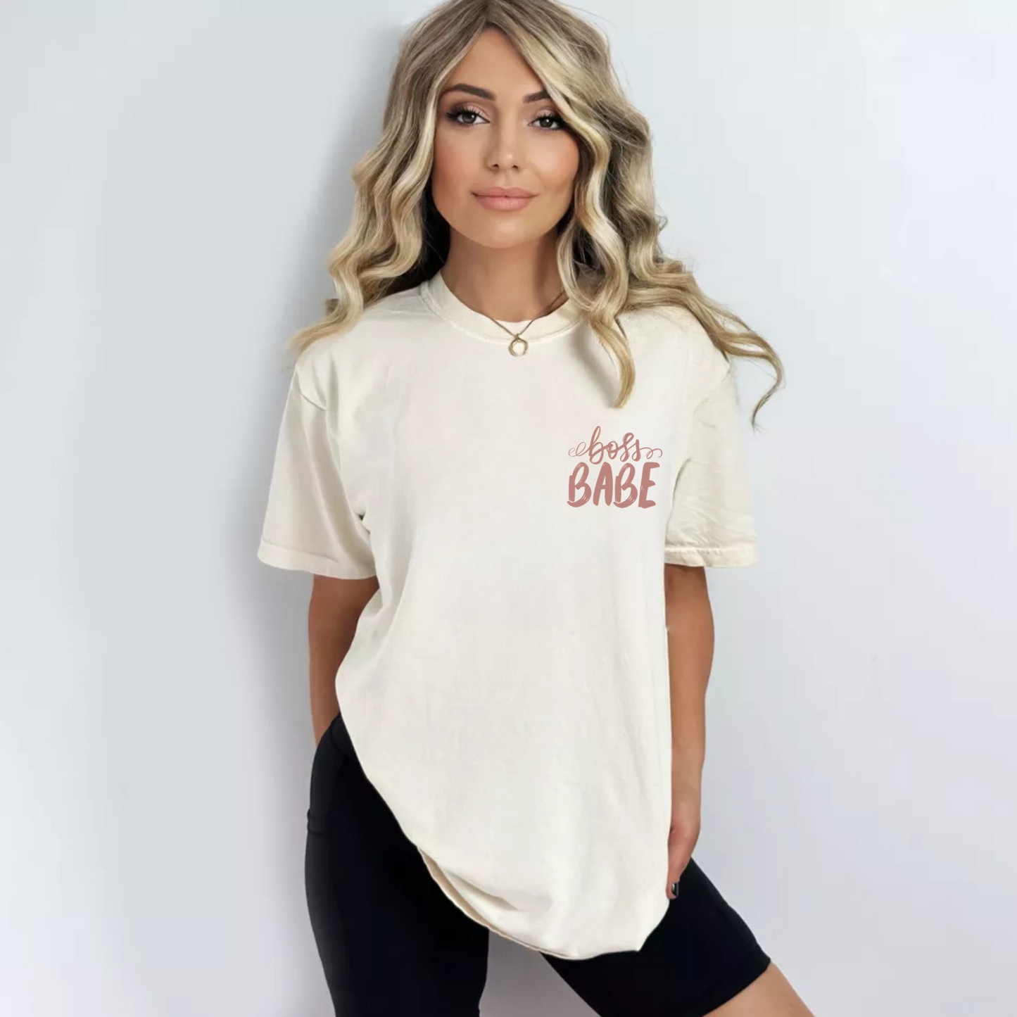 (Shirt not included) Boss Babe POCKET - Clear Film Transfer