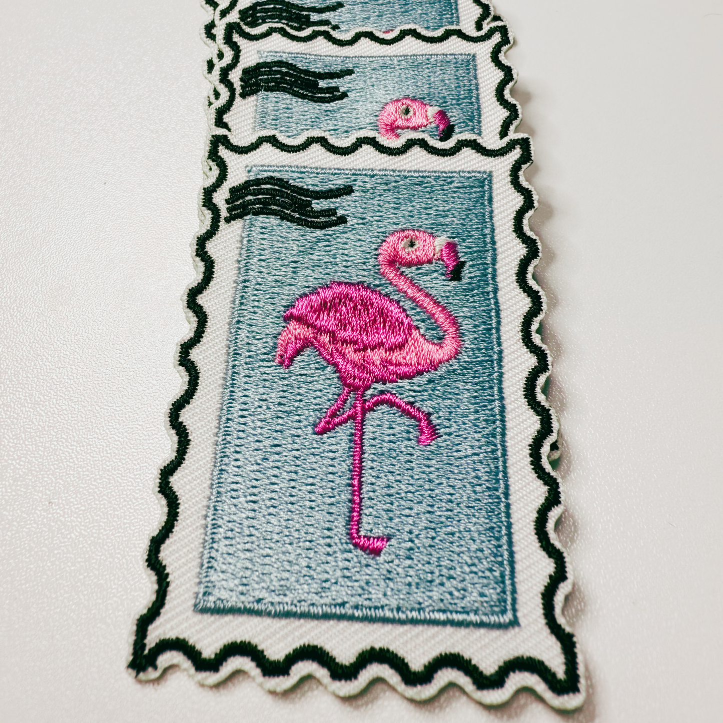2.5" Flamingo - Embroidered Hat Patch