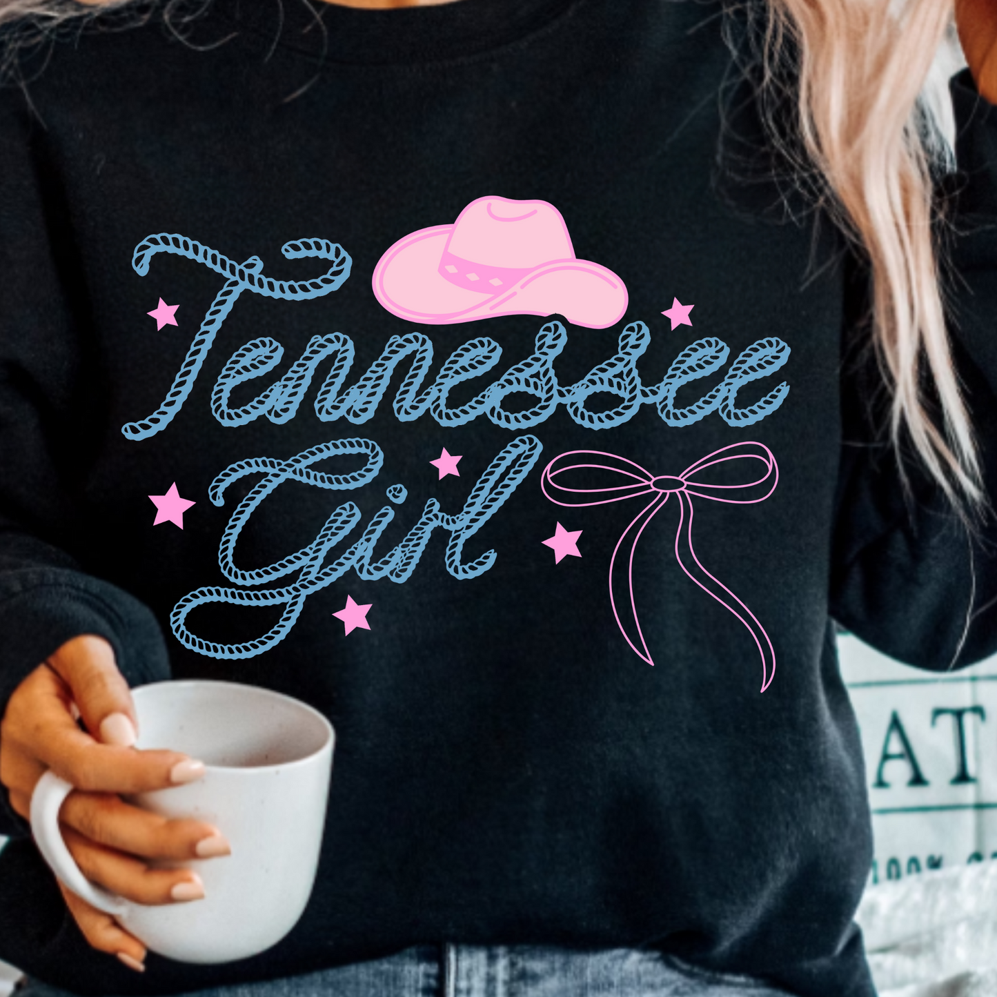 (shirt not included) Tennessee Girl - Clear Film Transfer