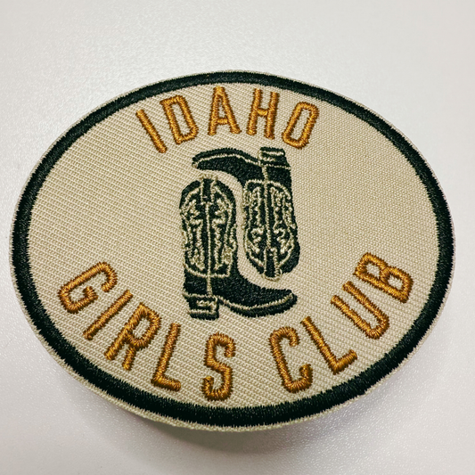 3" Idaho Girls Club -  Embroidered Hat Patch