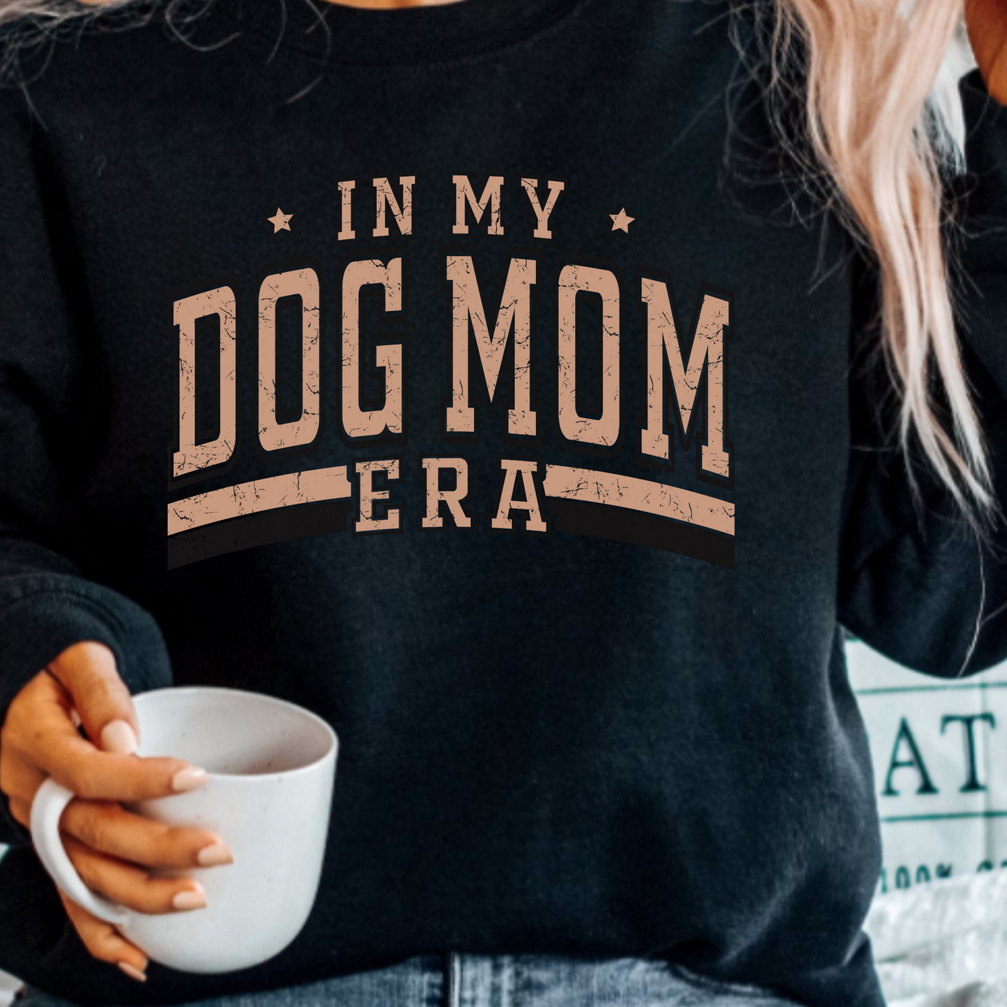 (Shirt not Included) In my Dog Mom Era -  Clear Film Transfer