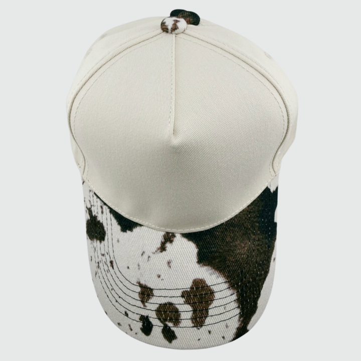 TEELUX - Cotton Structured Hat Blank -  COW PRINT