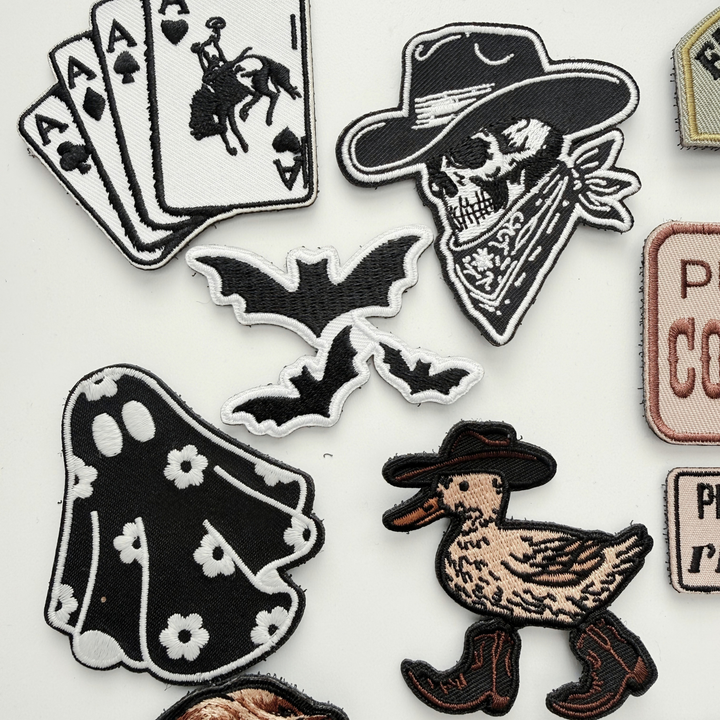 VELCRO - Bats -  Embroidered Patch