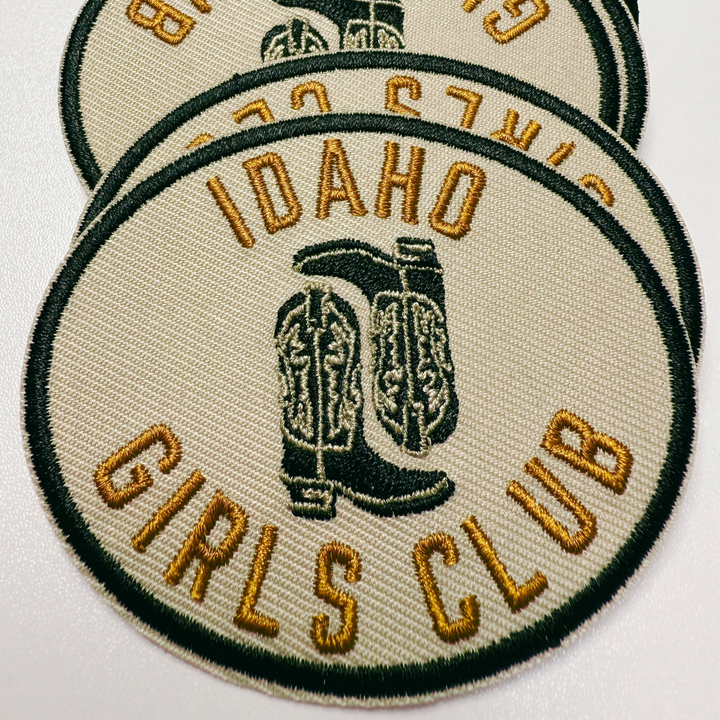 3" Idaho Girls Club -  Embroidered Hat Patch