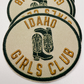 3" Idaho Girls Club -  Embroidered Hat Patch