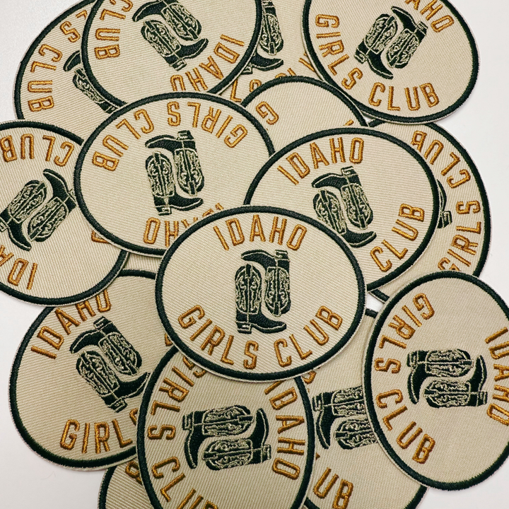 3" Idaho Girls Club -  Embroidered Hat Patch