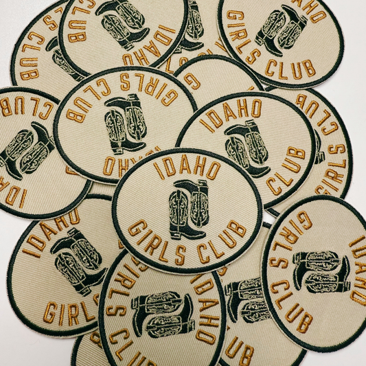 3" Idaho Girls Club -  Embroidered Hat Patch