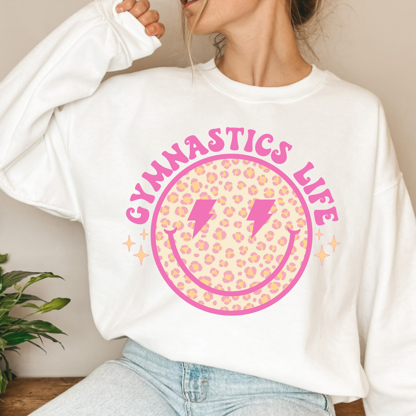 (shirt not included) Gymnastics Life  - Clear Film Transfer