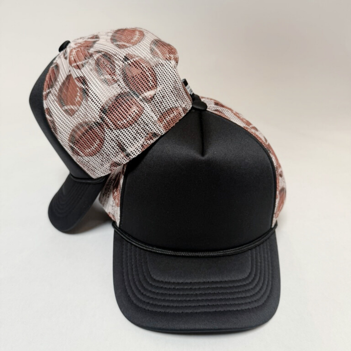 TEELUX - TRUCKER HAT BLANK - Black Football