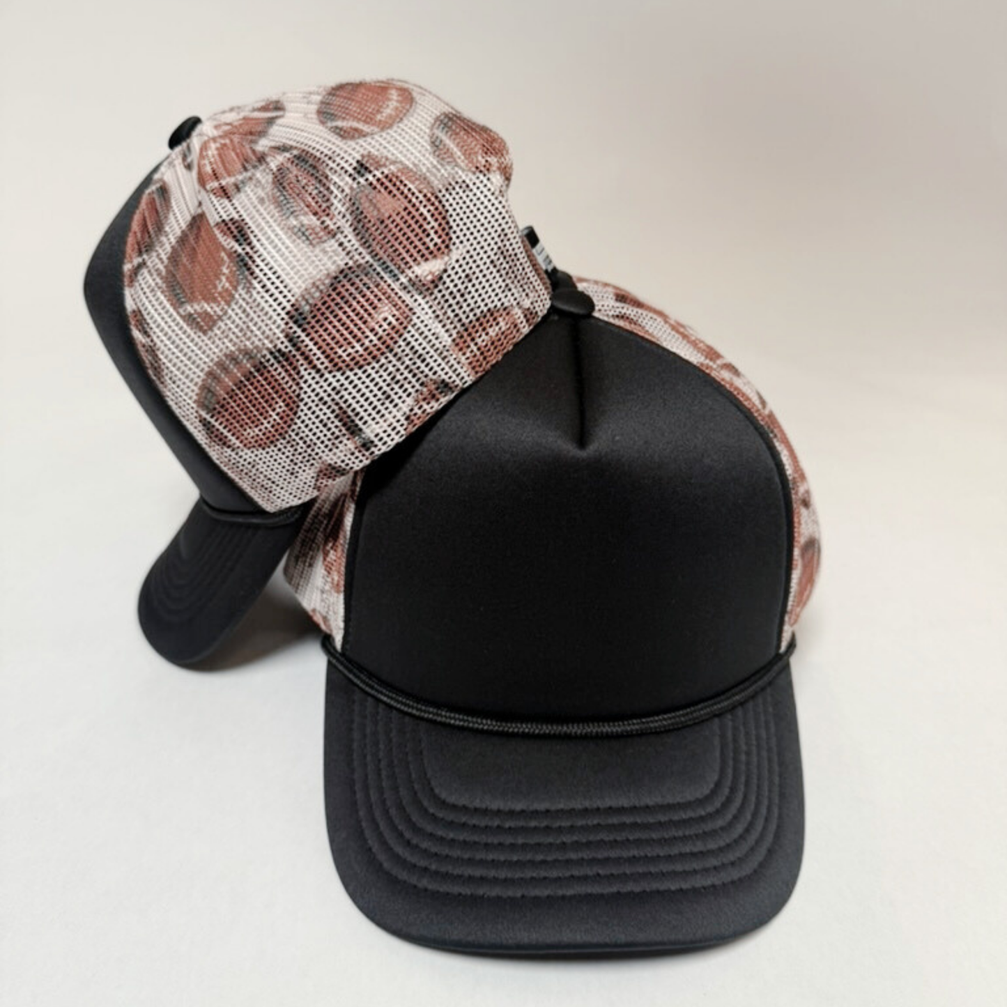 TEELUX - TRUCKER HAT BLANK - Black Football