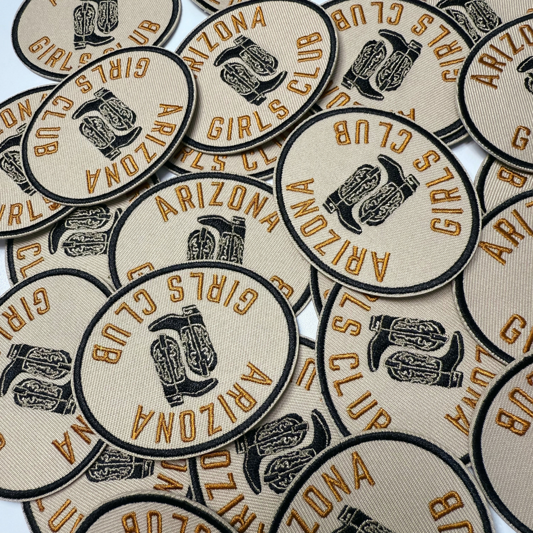 3" Arizona Girls Club -  Embroidered Hat Patch