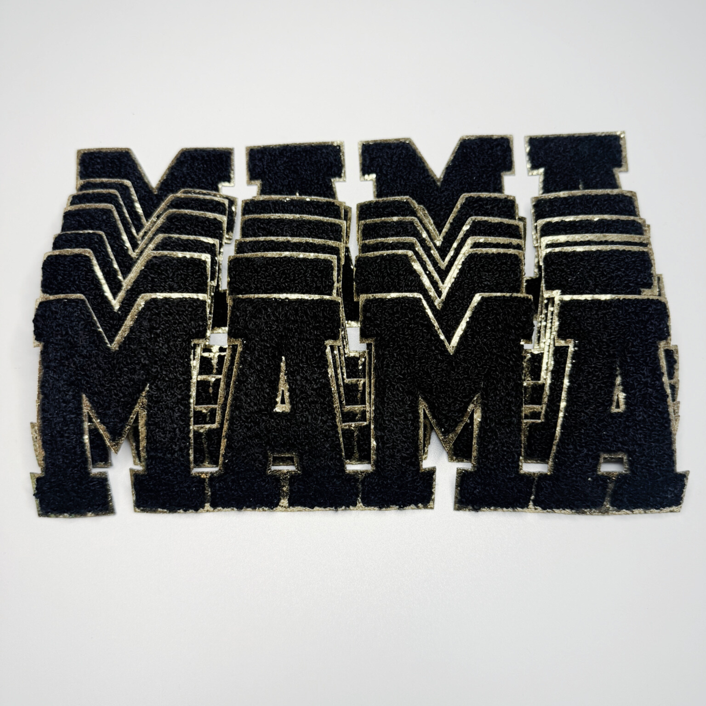 11" MAMA Black or White  - Chenille Patch