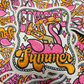 3" Cowgirl Summer  -  Embroidered Hat Patch