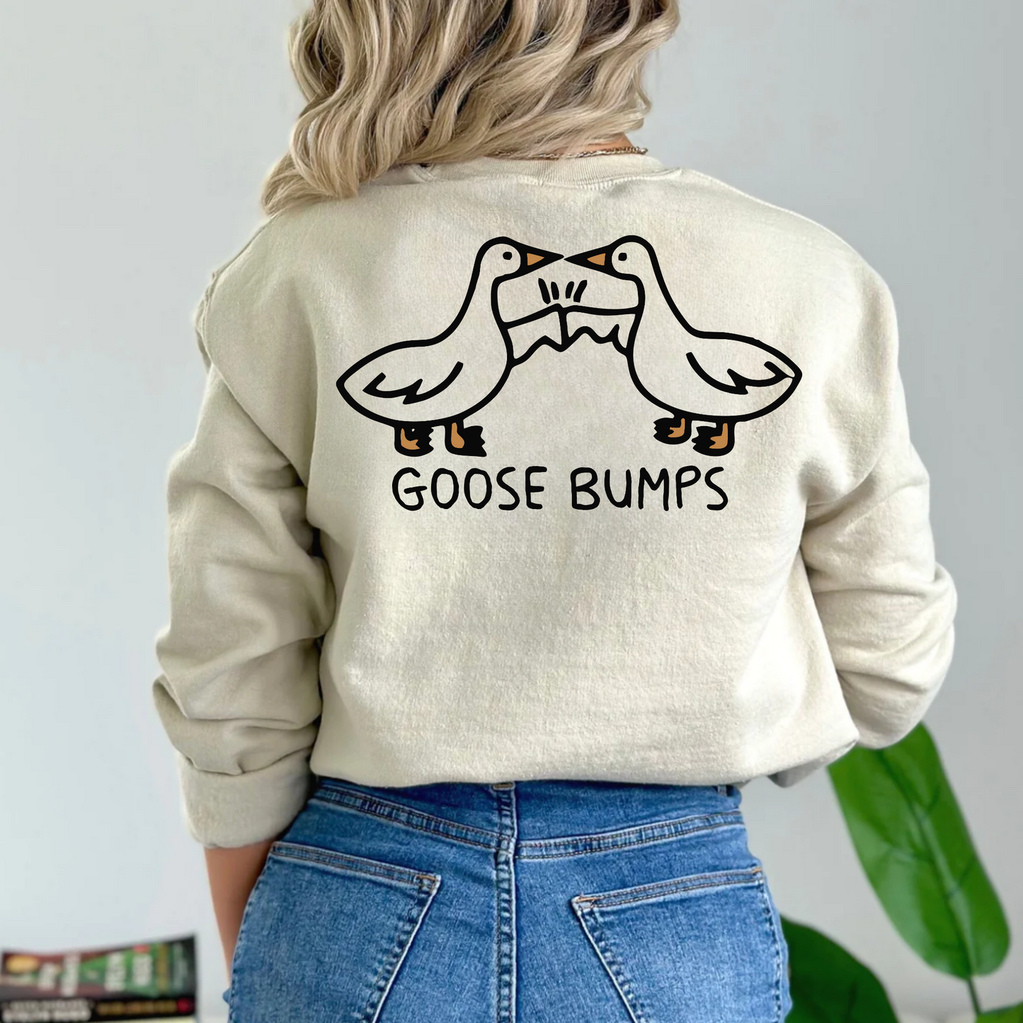 (shirt not included) Goose Bumps - Clear Film Transfer