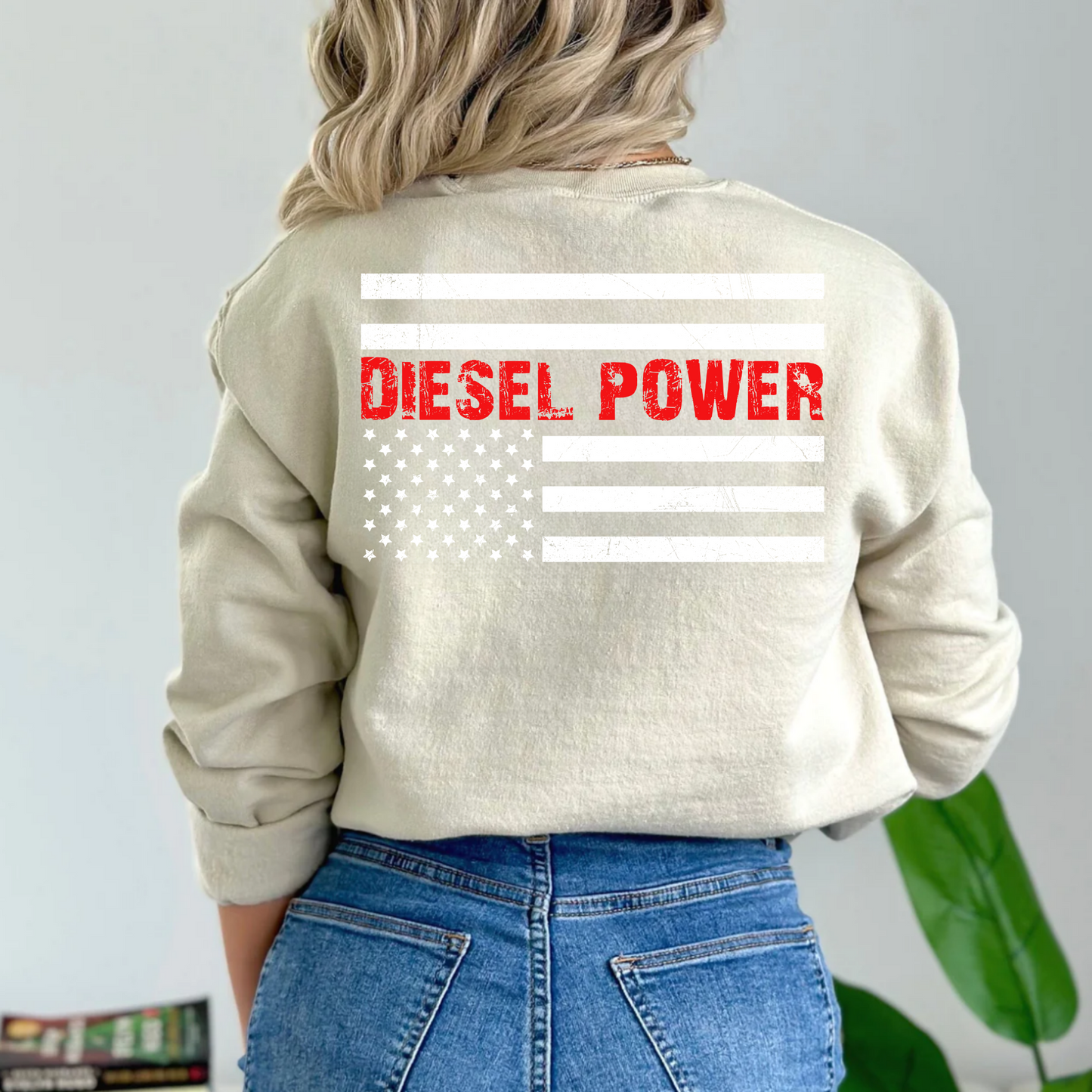(shirt not included) Diesel Power - Matte Clear Film Transfer