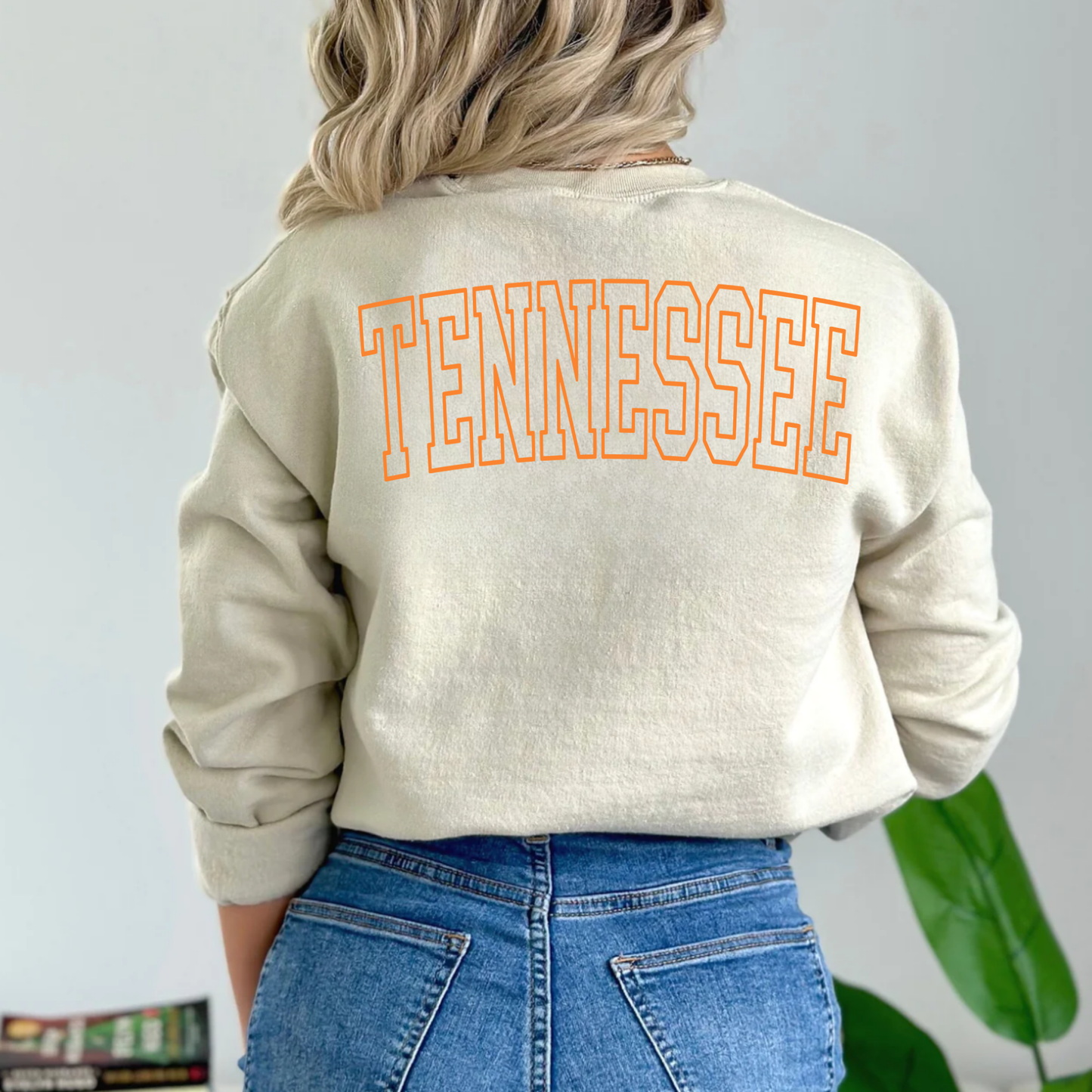 (shirt not included) TENNESSEE Varsity in Bright Orange -  Screen print Transfer