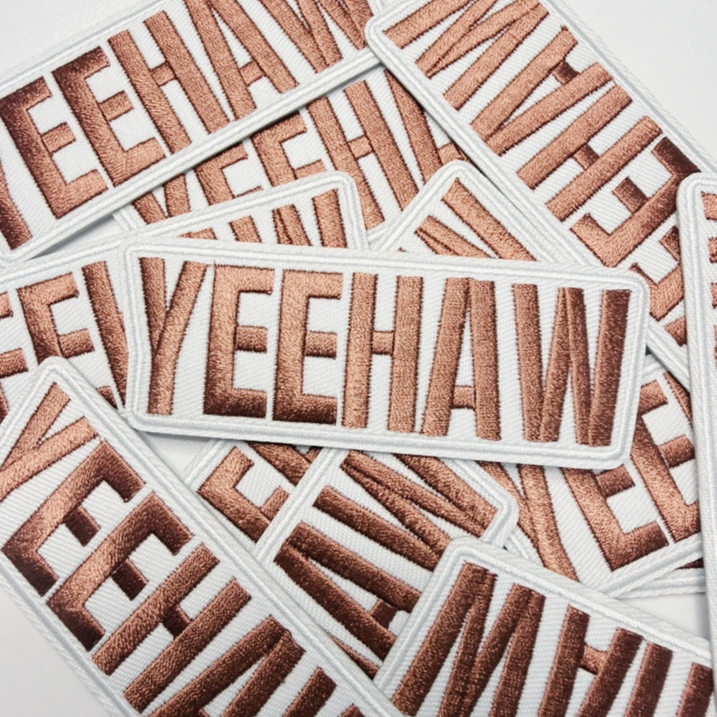 4" YEEHAW -  Embroidered Hat Patch