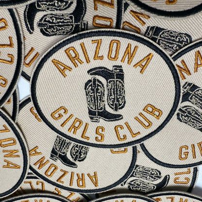 3" Arizona Girls Club -  Embroidered Hat Patch