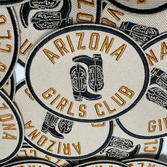 3" Arizona Girls Club -  Embroidered Hat Patch