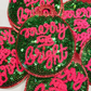 3" x 3" Merry & Bright Ornament  - small SEQUIN Patch