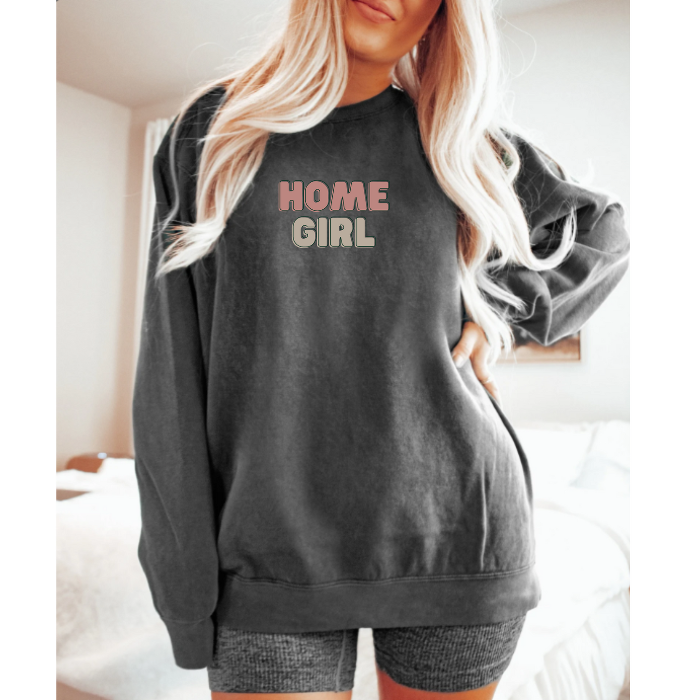 (shirt not included) HOME BOY / GIRL  oversize pocket 5" W  - Matte Clear Film Transfer