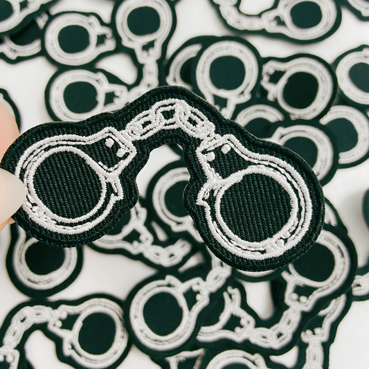 2" Handcuffs - Embroidered Hat Patch