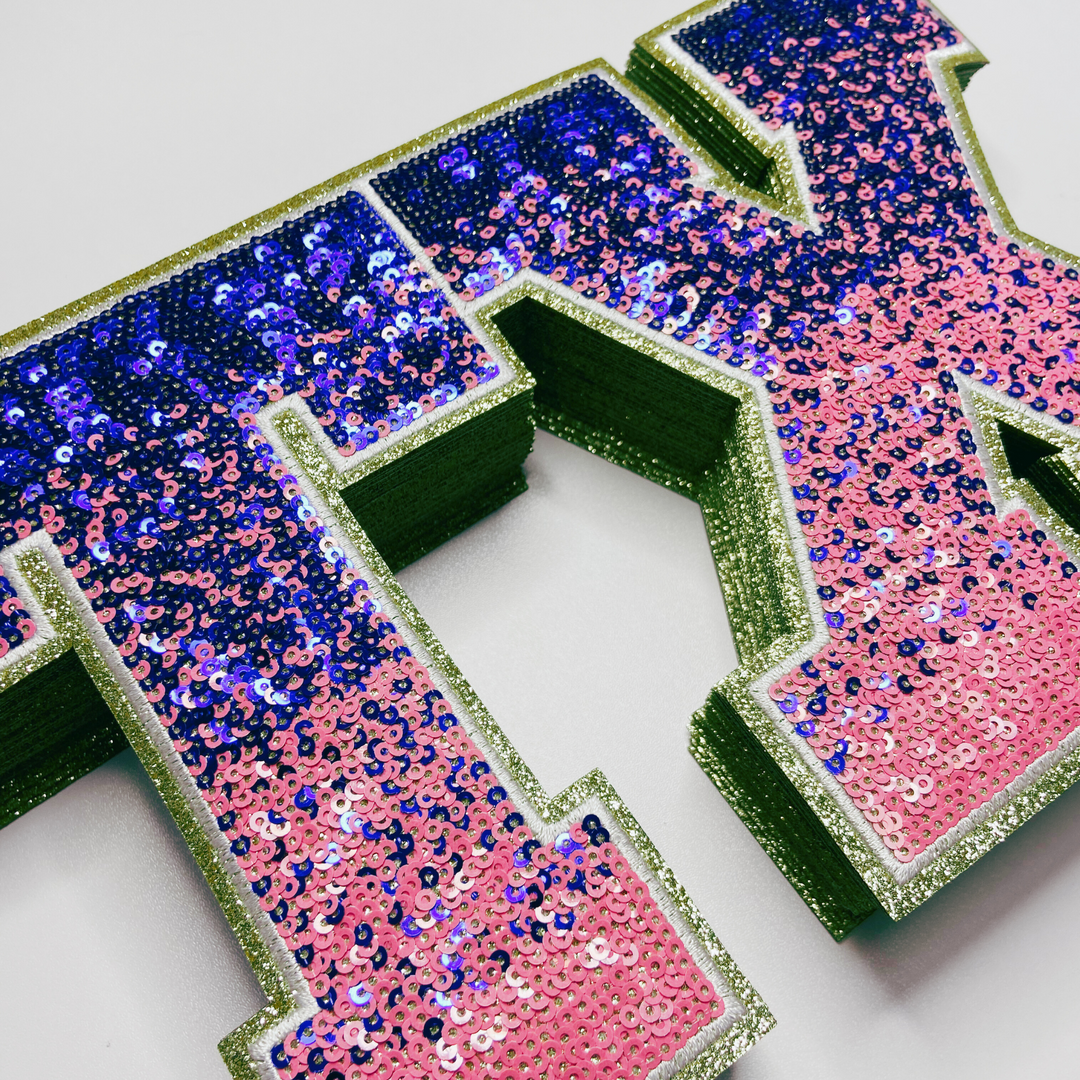 10" TX - TEXAS - Sequin Patch