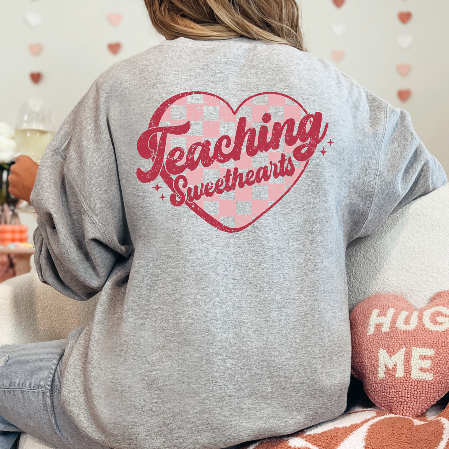 (Shirt not included) Teaching Sweethearts  -  Matte Clear Film Transfer