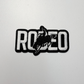 3.5" RODEO I  Embroidered Hat Patch
