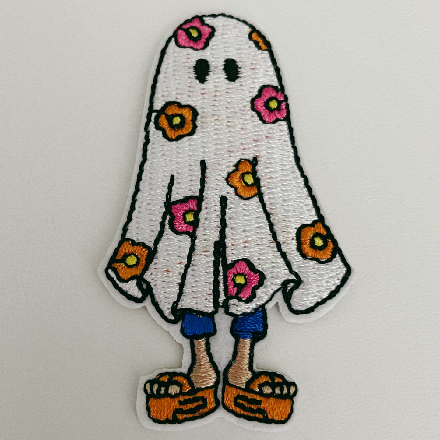 2"  Lizzie Ghost -  Embroidered Hat Patch