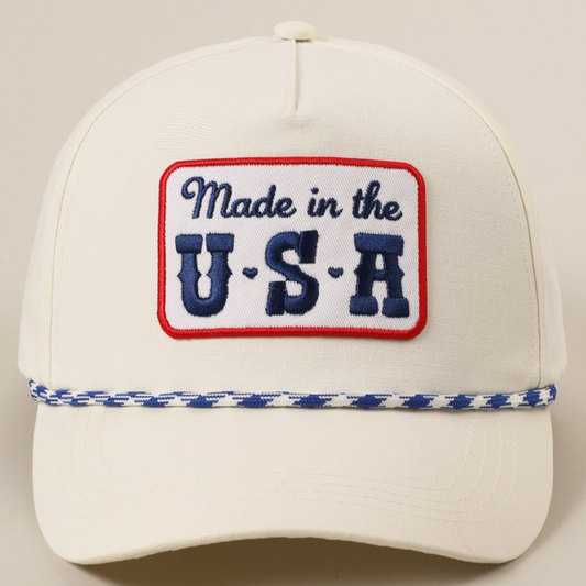 Made in The USA embroidered Hat