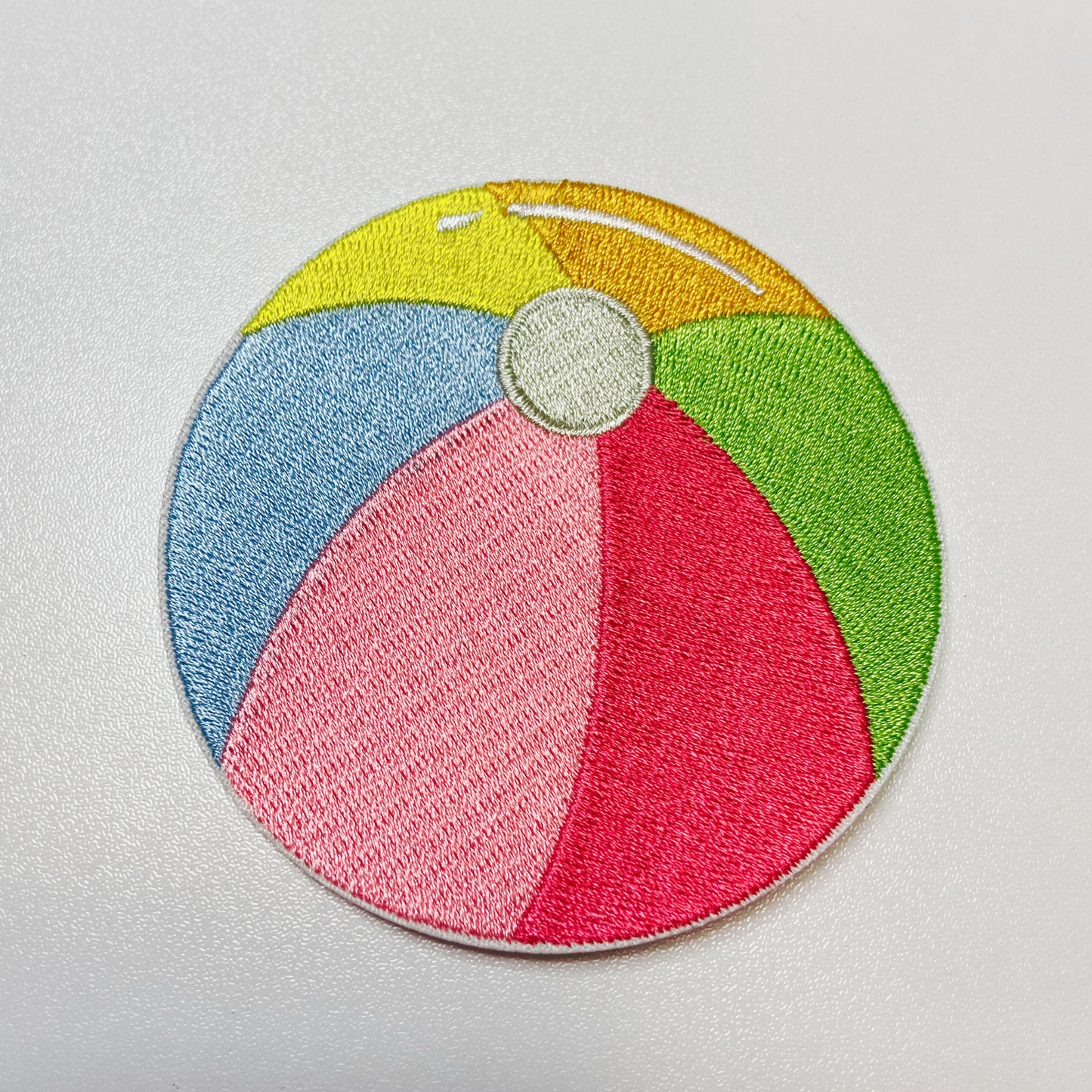 3” Beach Ball -  Embroidered Hat Patch