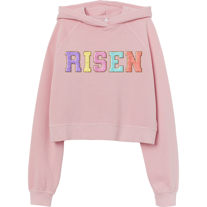 (Shirt not included) Faux Patch - RISEN -  Matte Clear Film Transfer