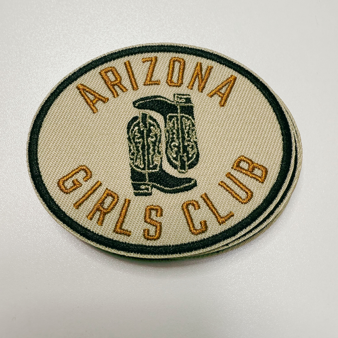 3" Arizona Girls Club -  Embroidered Hat Patch