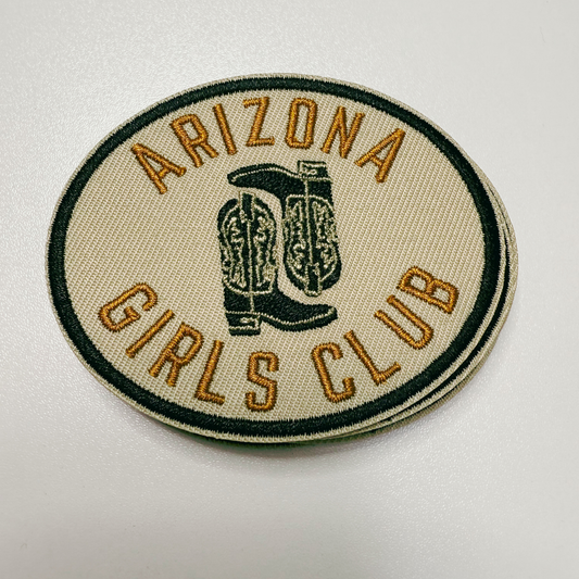 3" Arizona Girls Club -  Embroidered Hat Patch