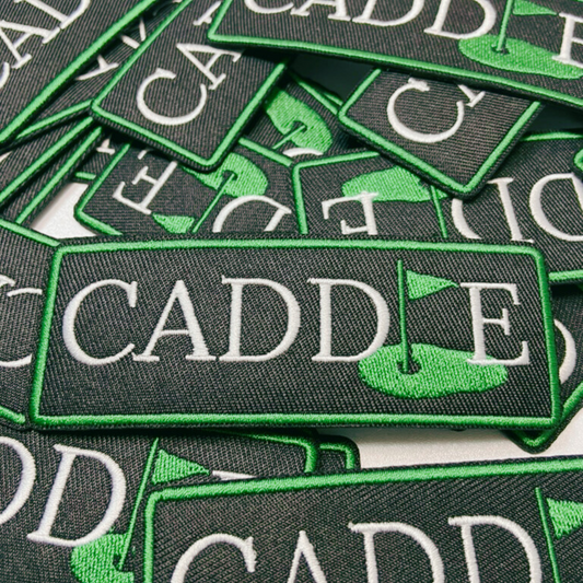 4" Caddie ( GOLF) - Embroidered Hat Patch