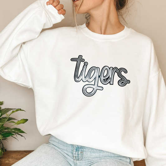 10" Tigers - SEQUIN Patch