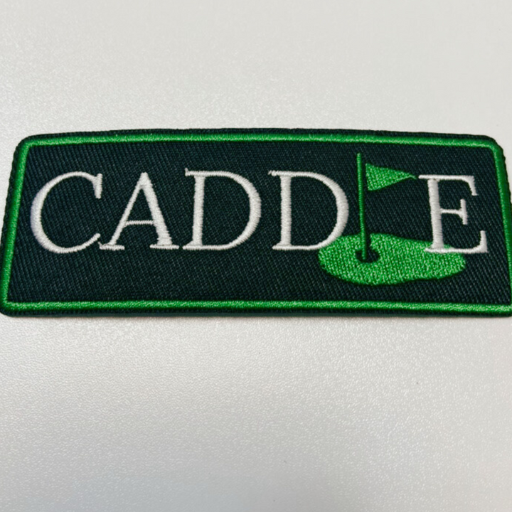 4" Caddie ( GOLF)  -  Embroidered Hat Patch