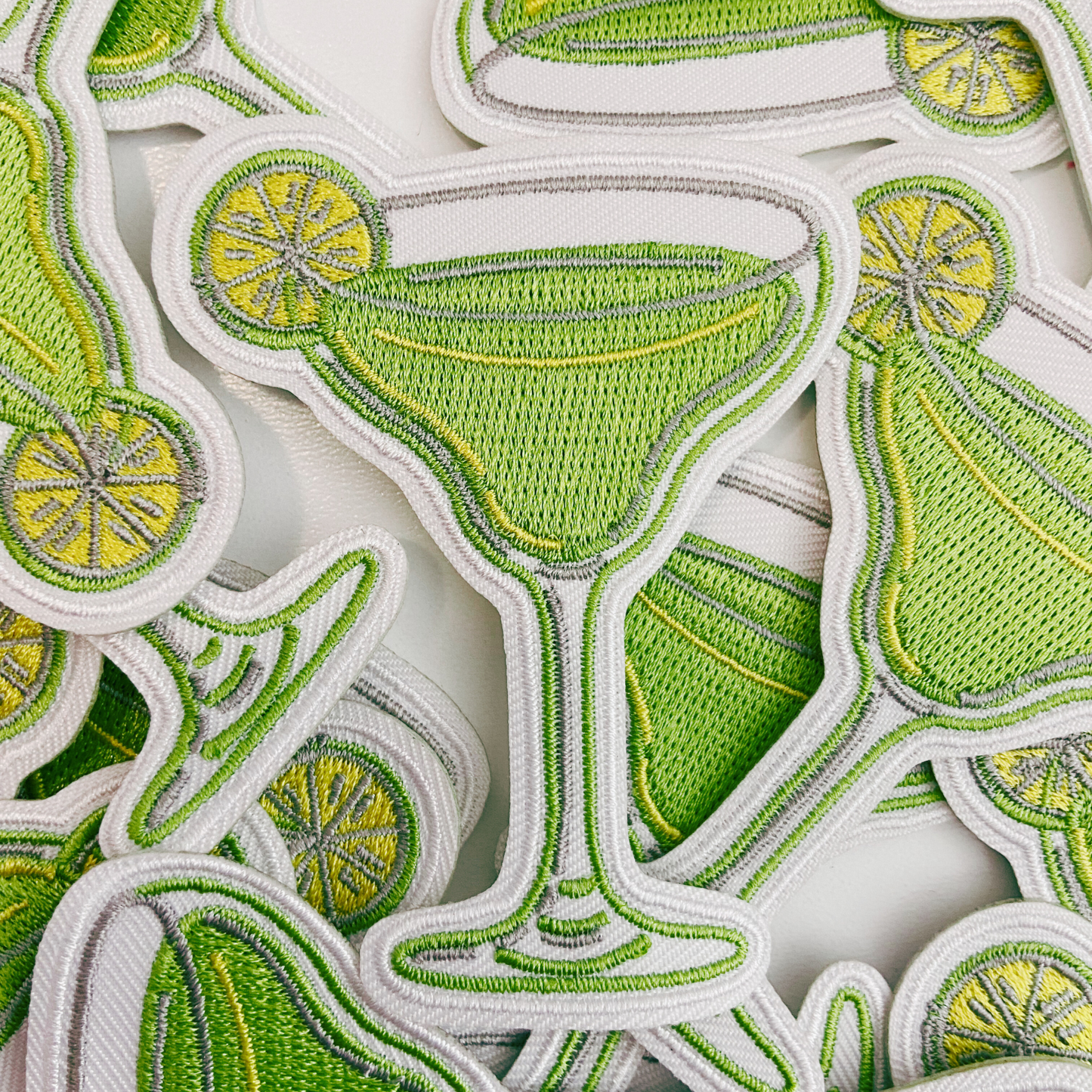 2.5"  Margarita - Embroidered Hat Patch (new Version)