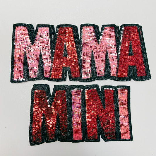 10.5” MAMA or 8" MINI - Sequin Patch