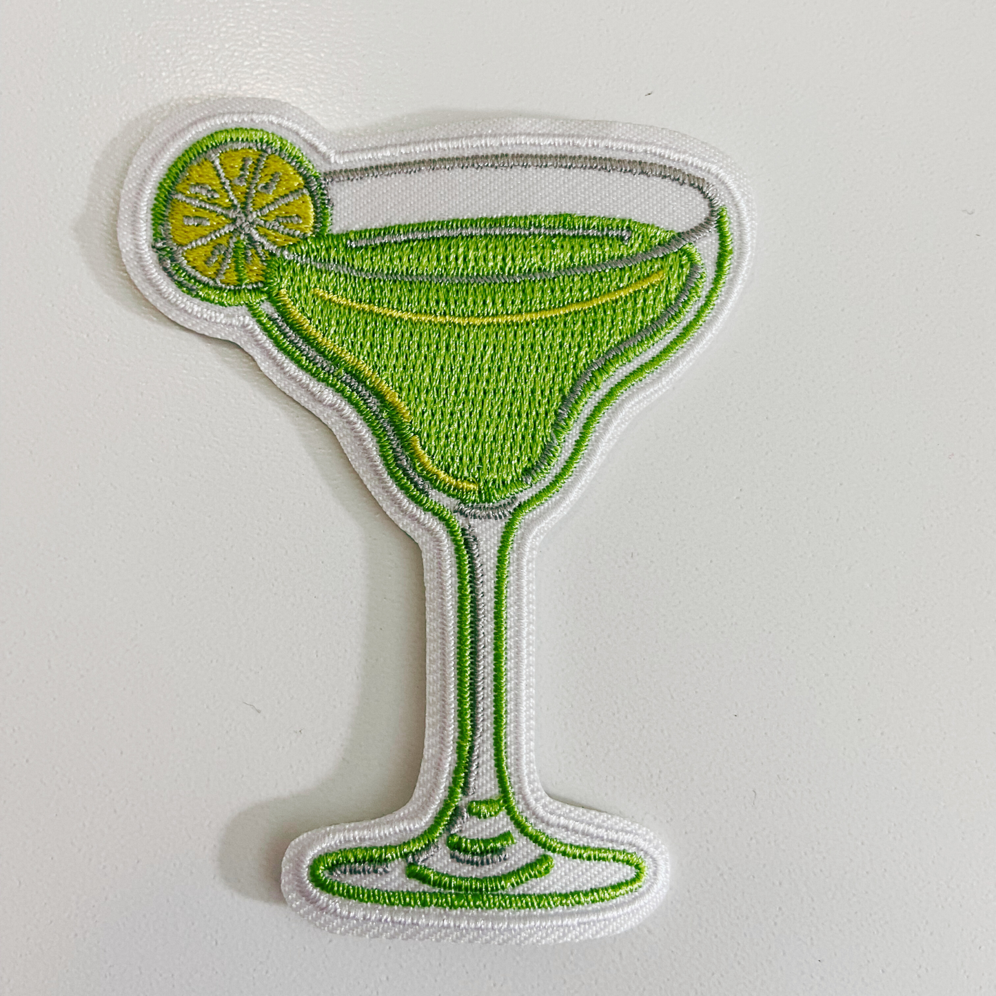 2.5"  Margarita - Embroidered Hat Patch (new Version)