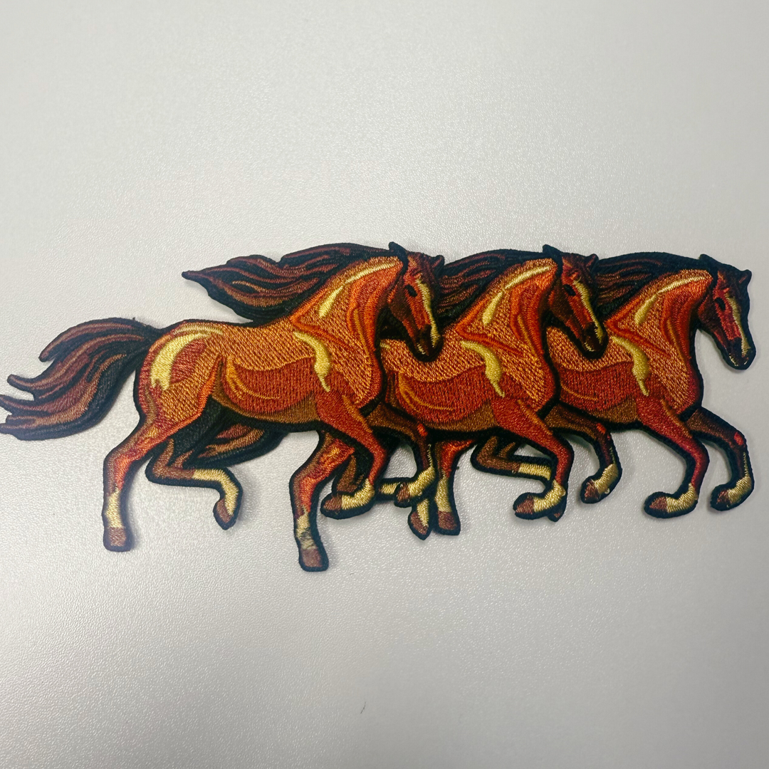 2.5" Horse  -  Embroidered Hat Patch