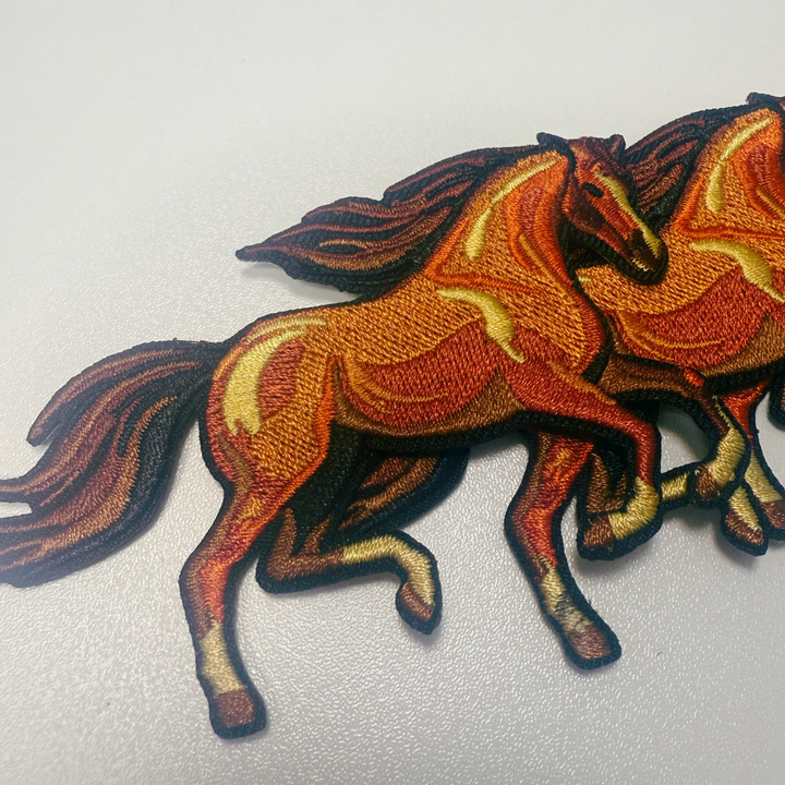 2.5" Horse  -  Embroidered Hat Patch