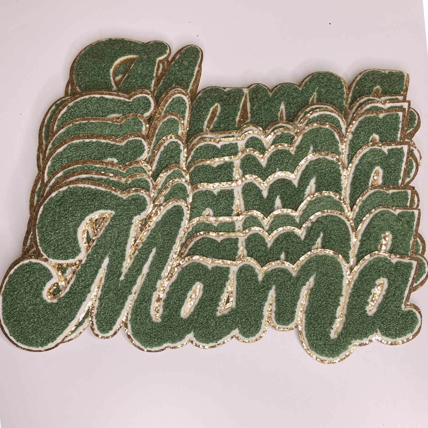 11" MAMA in Military Green - Chenille Patch