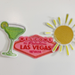 3.5 " Welcome to Fabulous LAS VEGAS -  Embroidered Hat Patch