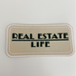 3.5" Real Estate life -  Embroidered Hat Patch